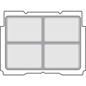BTI Box 1 Einsatz, 4-fach